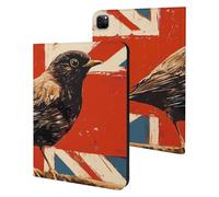British Bird United Kingdom Flag Slim Case Compatible with iPad 10th 9th 8th 7th Generation 2022 2021 2020 2019 Protective Cover Stand