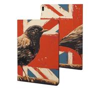 British Bird United Kingdom Flag Slim Case Compatible with iPad 10th 9th 8th 7th Generation 2022 2021 2020 2019 Protective Cover Stand