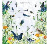 British Birds Greeting Card - Happy bird-day!