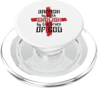 British Birth English The Grace of GOD St George England PopSockets PopGrip for MagSafe
