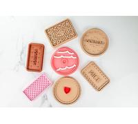 British Biscuit Cutter Set - 3D Printed Cookie Cutters (Multiple Styles & Sizes) (Full Set of 7, 4" // 100mm)