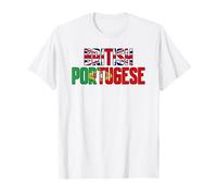 British Born Portuguese Roots UK Portugal Pride DNA Heritage T-Shirt