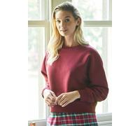 British Boxers "burgundy" Cotton Lounge Sweatshirt Burgundy S