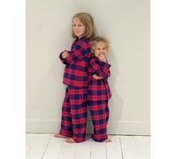 British Boxers Children's Brushed Cotton Pyjama Set - Dumbarton Tartan - 11-12 yo