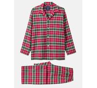British Boxers Children's Brushed Cotton Pyjama Set - Gaia Tartan - 9-10 yo