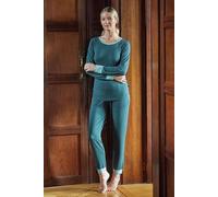 British Boxers "deep Forest" Bamboo Pyjama Set In Green Green L