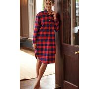 British Boxers 'dumbarton' Tartan Brushed Cotton Nightshirt Multi