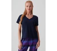 British Boxers "french Navy" Cotton V-Neck T-Shirt Navy M