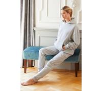 British Boxers "heather Grey" Cotton Oversized Hoodie In Mid Grey Mid Grey L