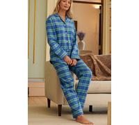 British Boxers 'inverness' Tartan Brushed Cotton Pyjama Set Multi M