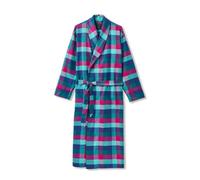 British Boxers Men's Brushed Cotton Dressing Gown - Montrose Check - MEDIUM