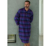 British Boxers Men's Brushed Cotton Nightshirt - Berwick Check - XX-LARGE