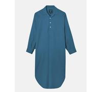 British Boxers Men's Brushed Cotton Nightshirt - Stornoway Herringbone - SMALL