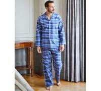 British Boxers Men's Brushed Cotton Pyjama Set - Celt Navy Tartan - XX-LARGE