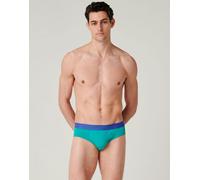 British Boxers Men's Cotton Brief - Blue Zinger - X-LARGE