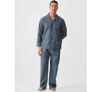 British Boxers Men's Crisp Cotton Pyjama Set - Geometric Moorland - X-LARGE