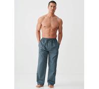 British Boxers Men's Crisp Cotton Pyjama Trousers - Geometric Moorland - X-LARGE