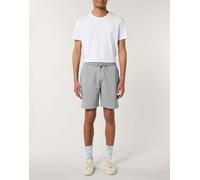 British Boxers Men's Organic Cotton Relax Shorts - Heather Grey - MEDIUM