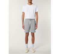 British Boxers Men's Organic Cotton Relax Shorts - Heather Grey - SMALL
