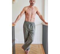 "Orkney" Herringbone Brushed Cotton Pyjama Trousers British Boxers Pale Green XXL