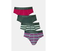 British Boxers Men's Pack of Four "Forest Berry" Bamboo Briefs | Size: 2XL British Boxers Multicolor 2XL