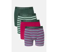 British Boxers Men's Pack of Four "Forest Berry" Bamboo Stretch Trunks | Size: 3XL British Boxers Multicolor 3XL
