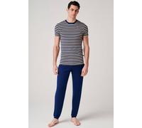 British Boxers Men's "Sandstone" Bamboo Pyjama Set in Mid Navy | Size: 2XL British Boxers Mid Navy 2XL