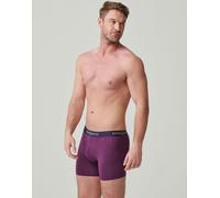 British Boxers Multipack 4 Pairs of Men's Bamboo Stretch Trunks - Blues - SMALL
