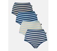 British Boxers Multipack 4 Pairs of Women's Bamboo Full Briefs - On The Pier - SMALL