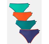 British Boxers Multipack! 4 Pairs of Women's Bamboo High Leg Knickers - Warm Spice - 4X-LARGE