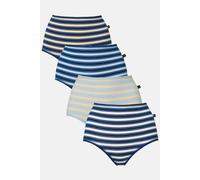 British Boxers Pack Of Four "on The Pier" Full Briefs Multi 4XL