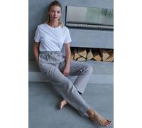 British Boxers "prince Of Wales" Check Brushed Cotton Pyjama Trousers In Off White Off White S
