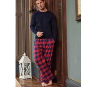 'Dumbarton' Tartan Brushed Cotton Pyjama Trousers British Boxers Multi M