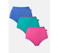 British Boxers Three-pack Women's Cotton Full Briefs - Amusements - MEDIUM