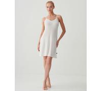 British Boxers Women's Bamboo Lace Strappy Nightdress - Ivory - XX-LARGE