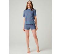 British Boxers Women's Bamboo Short Pyjama Set - Boom Bloom! - 3X-LARGE