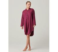 British Boxers Women's Brushed Cotton Nightshirt - Cahors Herringbone - X-LARGE
