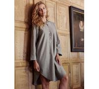 British Boxers Herringone Brushed Cotton Nightshirt