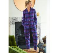 British Boxers Women's Brushed Cotton Pyjama Set - Berwick Check - PETITE