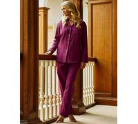 British Boxers Women's Brushed Cotton Pyjama Set - Cahors Herringbone - XX-LARGE
