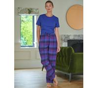 British Boxers Women's Brushed Cotton Pyjama Trousers - Berwick Check - PETITE