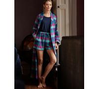 'Montrose'Check Brused Cotton Sleep Shorts British Boxers Multi M