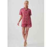 British Boxers Women's Crisp Cotton Short Pyjama Set - Byzantine Paisley - XX-LARGE