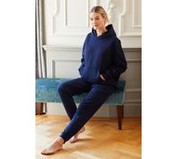 British Boxers Women's "French Navy" Cotton Joggers in Navy | Size: XL British Boxers Navy XL