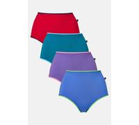British Boxers Women's "Lucky Dip" Four Pack Full Briefs | Size: 12 British Boxers Multicolor 12