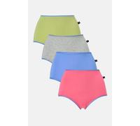 British Boxers Women's Pack of Four "Fresh Pastels" Bamboo Full Briefs | Size: 20 British Boxers Multicolor 20