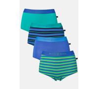 British Boxers Women's Pack of Four "Perfect Day" Hipster Boxer Briefs | Size: 12 British Boxers Multicolor 12