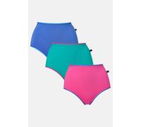 British Boxers Women's Pack of Three "Amusements" Cotton Full Briefs | Size: Medium British Boxers Multicolor M