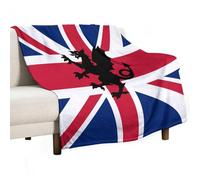 British Britain Dragon United Kingdom Fleece Throw Blanket Flannel Plush Sofa Blankets for Couch Bed Pet