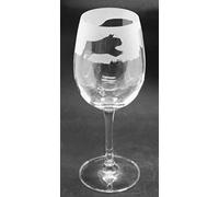 British Bulldog Frieze Boxed 35cl Wine Glass